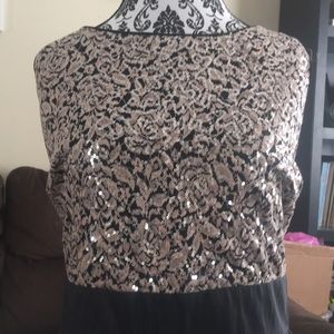 Beaded lace party dress